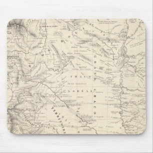 Map of the Great Chaco and neighboring regions Mouse Pad