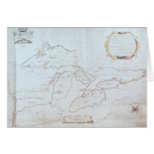 Map of the Great Lakes (Front Horizontal)
