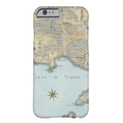 Map of the Gulf of Naples and Surrounding Area Barely There iPhone 6 Case
