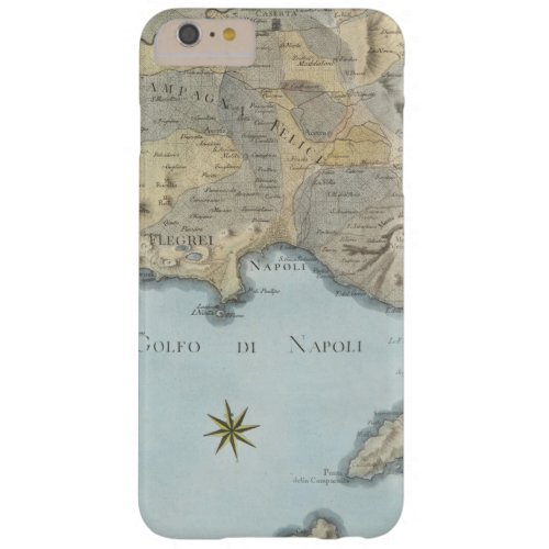Map of the Gulf of Naples and Surrounding Area Barely There iPhone 6 Plus Case