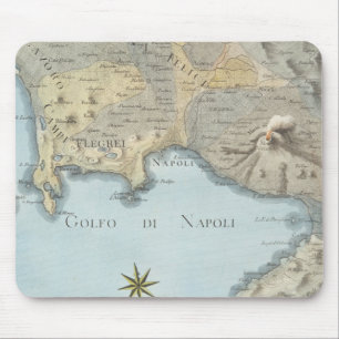 Map of the Gulf of Naples and Surrounding Area Mouse Pad