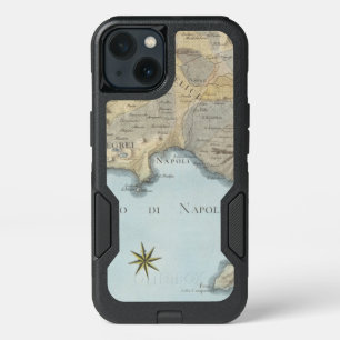 Map of the Gulf of Naples and Surrounding Area iPhone 13 Case