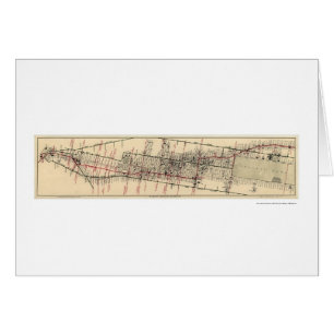 Map of the Hotels and Theatres in Manhattan 1906 Cards