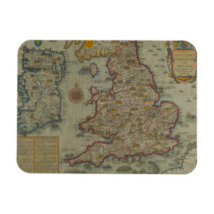 Map of The Invasions of England & Ireland Magnet