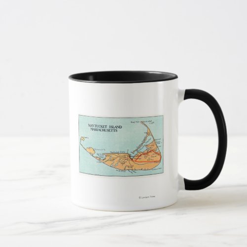 Map of the Island Mug