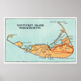 Map of the Island Poster
