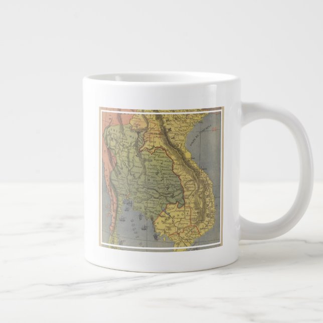 Map of the Kingdom of Siam Giant Coffee Mug (Right)