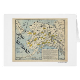Map of the Klondyke from a Board Game 1897