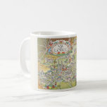 Map of the Loire Valley of France Mug<br><div class="desc">A vintage postcard map beautifully illustrates the Loire Valley of France and has been repurposed on a mug.</div>
