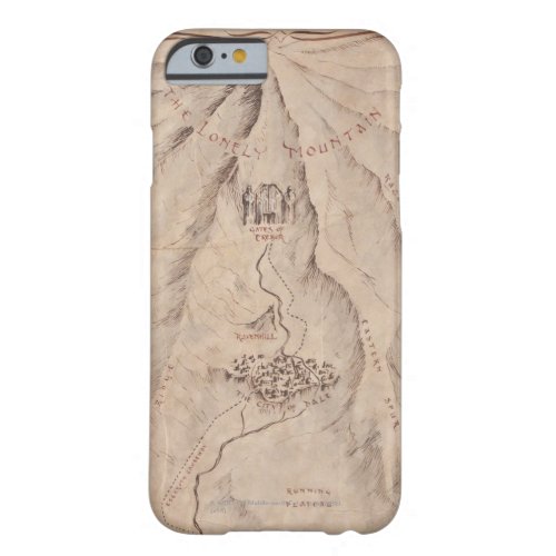 Map of The Lonley Mountain Barely There iPhone 6 Case