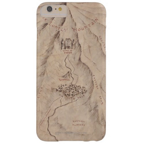 Map of The Lonley Mountain Barely There iPhone 6 Plus Case