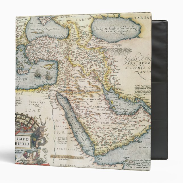 Map of the Middle East Binder (Front/Inside)
