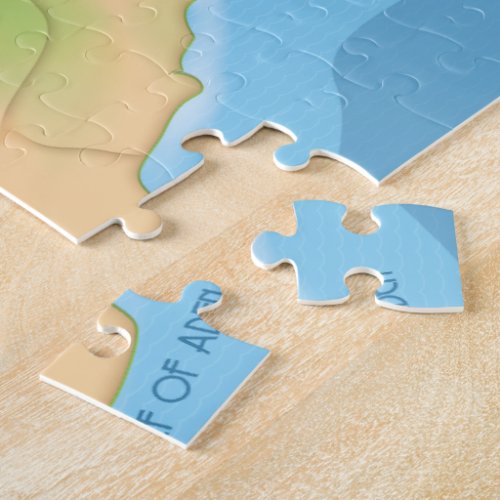 Map Of The Middle East Jigsaw Puzzle