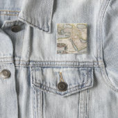 Map of the Middle East Pinback Button (In Situ)