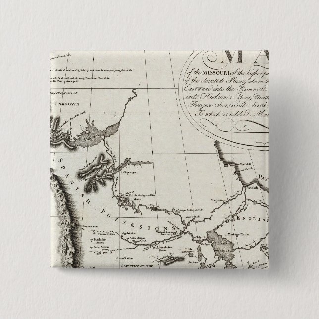 Map of the Missouri Button (Front)