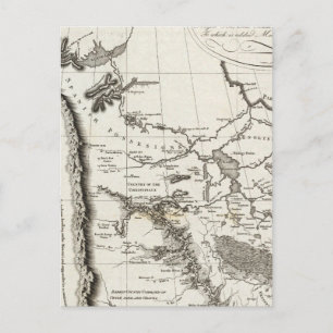 Map of the Missouri Postcard