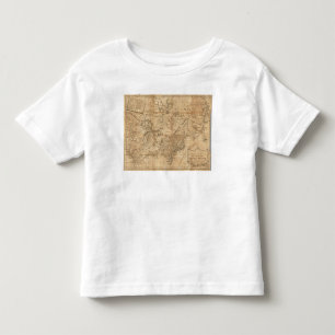 Map of the Northern and Middle States 2 Toddler T-shirt