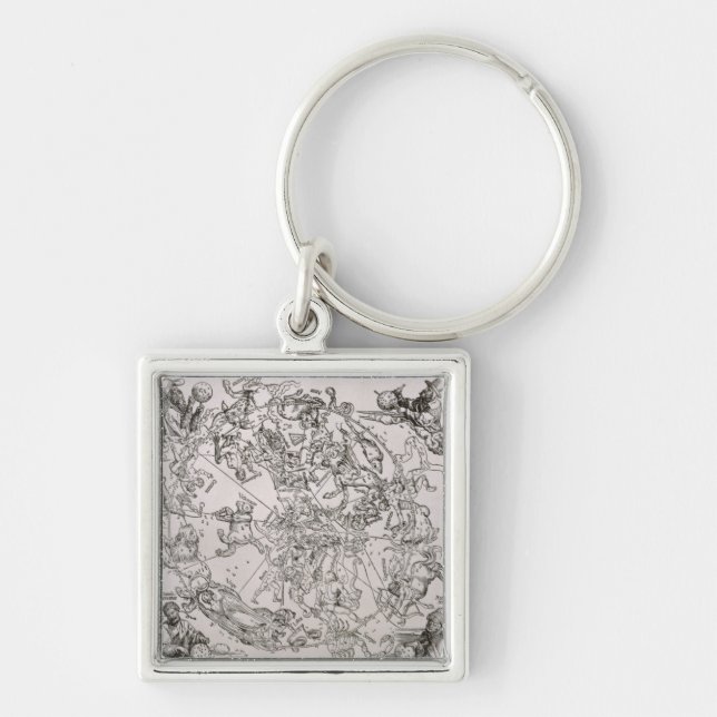 Map of the Northern Sky Keychain (Front)