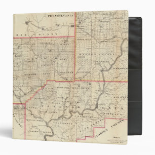 Map of the Oil Region of Pennsylvania Binder
