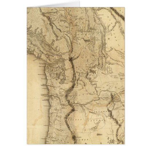 Map of the Oregon Territory Cards (Front)