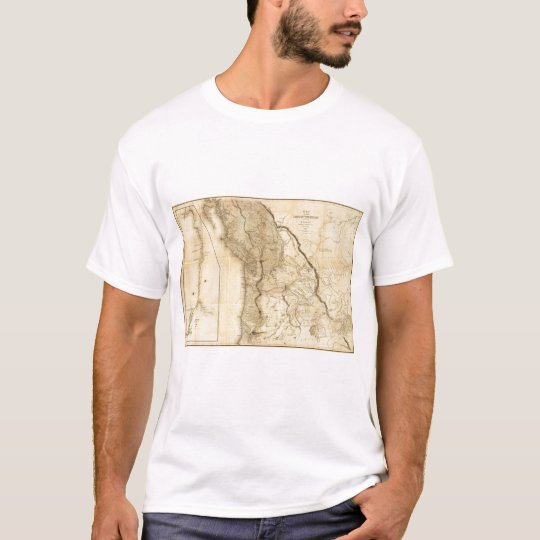 Map of the Oregon Territory T-Shirt