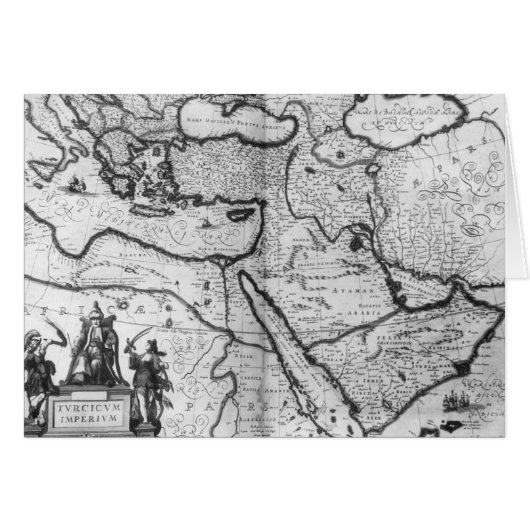 Map of the Ottoman Empire Cards (Front Horizontal)