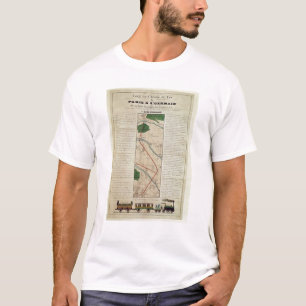 Map of the Paris to St. Germain Railway, by T-Shirt