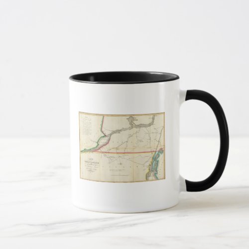 Map of the River St Lawrence and Adjacent Country Mug