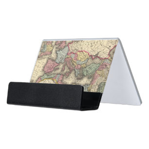 Map of the Roman Empire Desk Business Card Holder