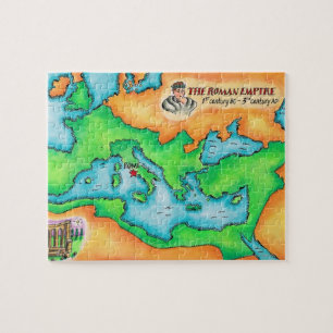 Map of the Roman Empire Jigsaw Puzzle
