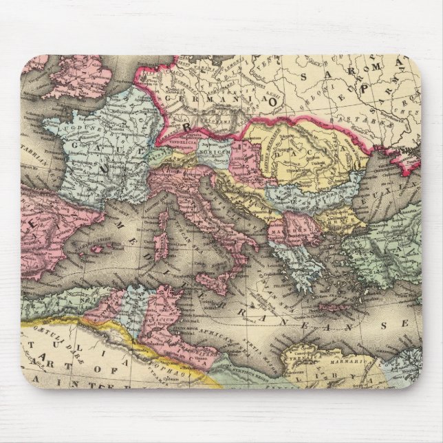 Map of the Roman Empire Mouse Pad (Front)