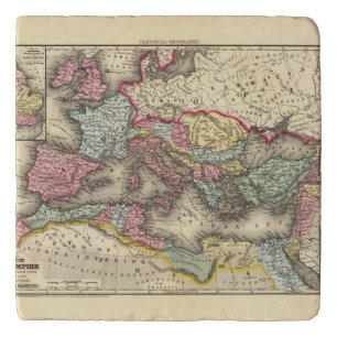 Map of the Roman Empire Trivet