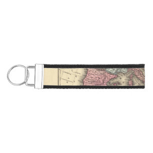 Map of the Roman Empire Wrist Keychain