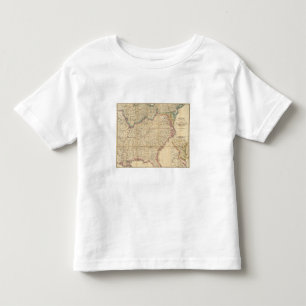 Map of The Seat of Civil War In America Toddler T-shirt