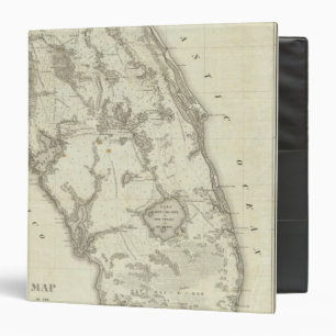 Map Of The Seat Of War In Florida Binder