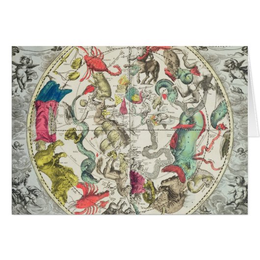 Map of the Southern Hemisphere Cards (Front Horizontal)