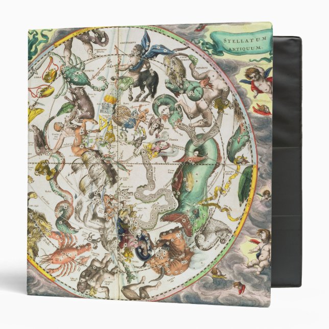 Map of the Southern Hemisphere, from 'The Celestia Binder (Front/Inside)
