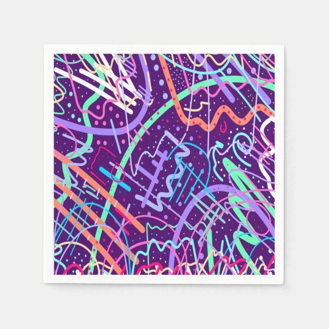 Map of the Stars Napkins (Front)