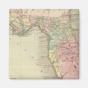 Map of the State of Florida Magnet