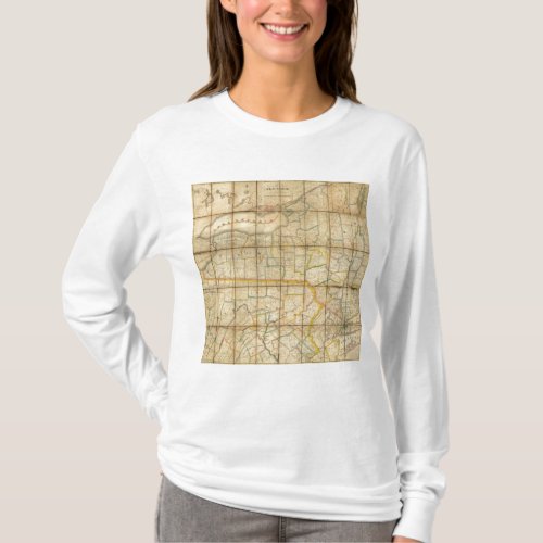 Map of the State of New York T_Shirt