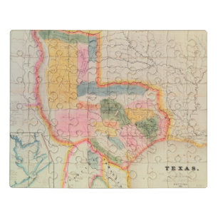 Map of the state of Texas 1835 Jigsaw Puzzle