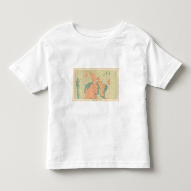 Map Of The Uinkaret Plateau Toddler T-shirt (Front)