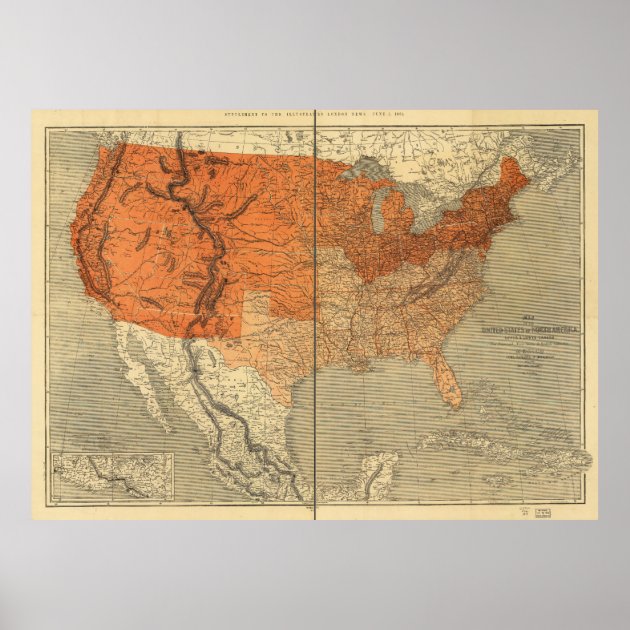 Map of the United States 1861 - Map Of The United States 1861 Poster R39293955f7254c459ba842bf25812e3c 2bol 8byvr 630 