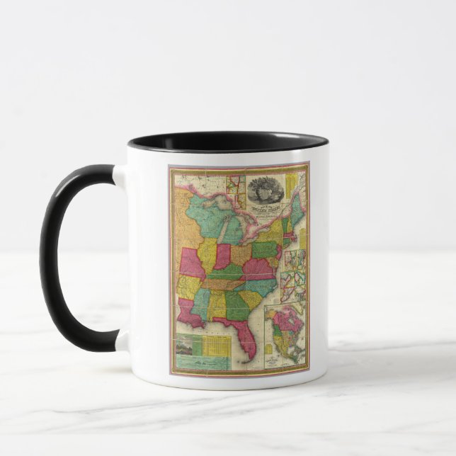 Map of the United States 2 Mug (Left)