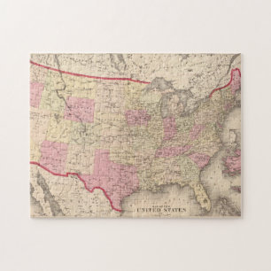 Map of the United States 5 Jigsaw Puzzle