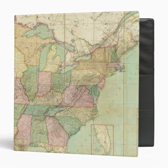Map of the United States 6 Binder (Front/Inside)