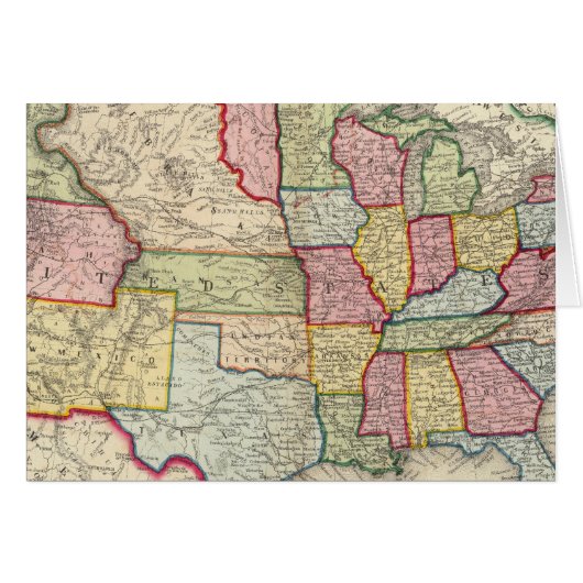 Map Of The United States, And Territories (Front Horizontal)
