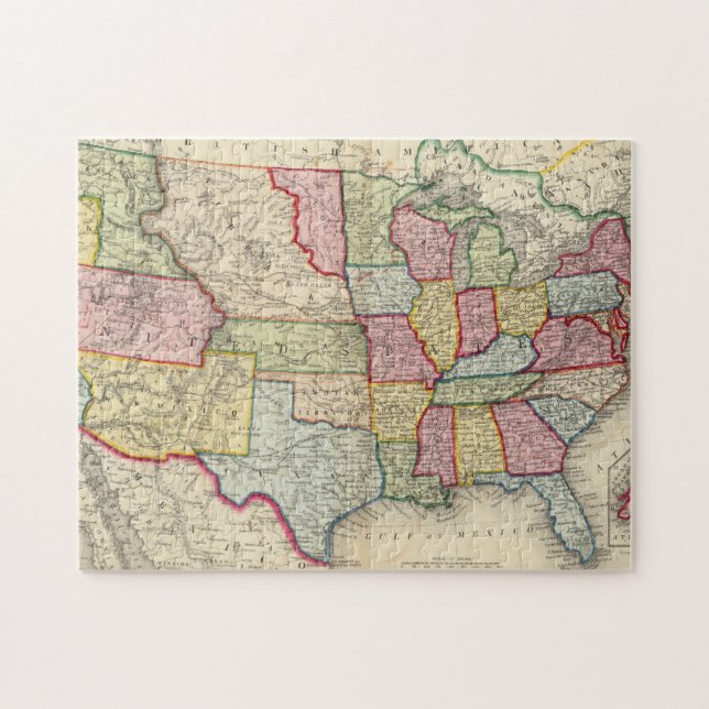 Map Of The United States, And Territories Jigsaw Puzzle (Horizontal)