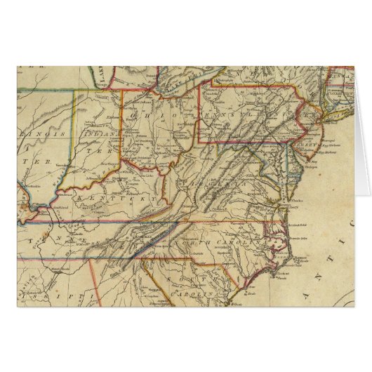 Map of the United States of America (Front Horizontal)