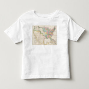 Map of the United States Of North America Toddler T-shirt